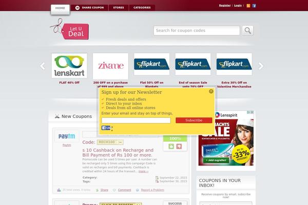 Clipper theme site design template sample