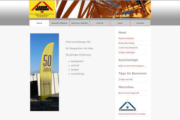 Liva theme site design template sample