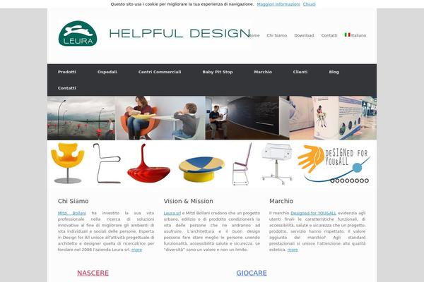 Vantage theme site design template sample
