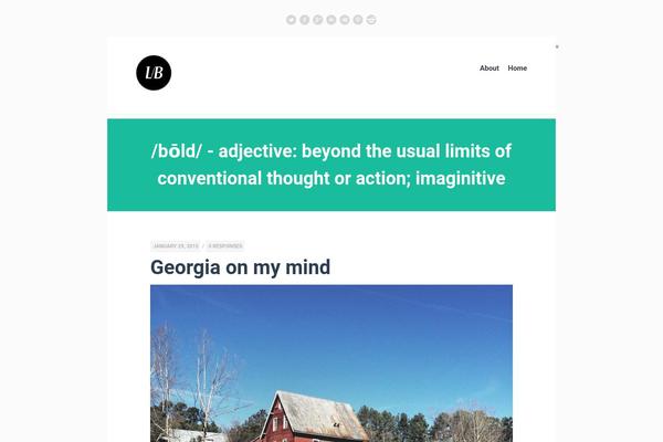 Clearly theme site design template sample