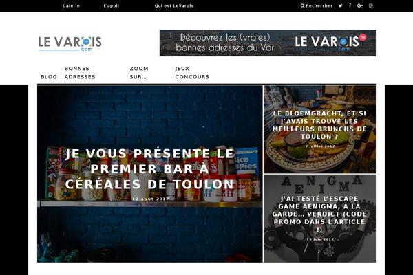 Zeen theme site design template sample