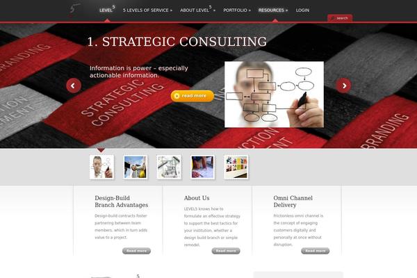 TheCorporation theme site design template sample