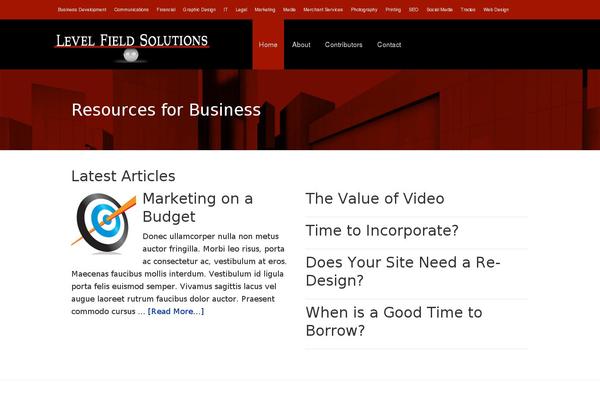 Dynamik Gen theme site design template sample