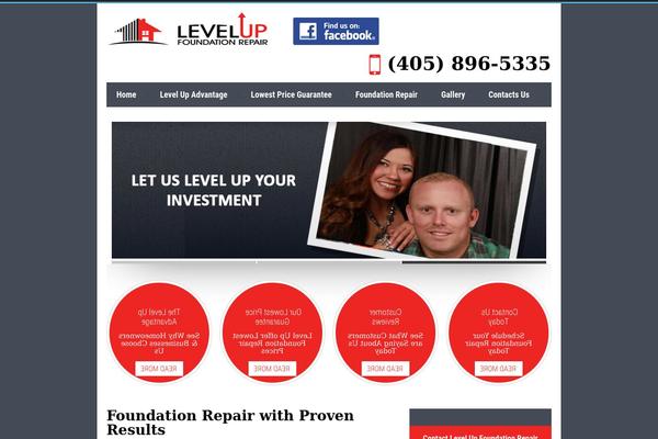 levelupfoundationrepair.com site used Everto