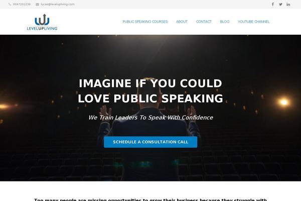 Impreza theme site design template sample