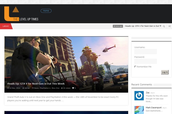 SevenMag theme site design template sample