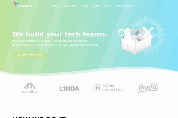 Horizon theme site design template sample