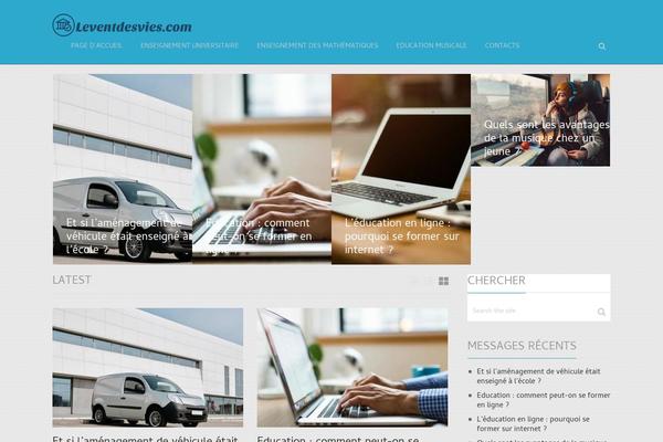 WordX theme site design template sample