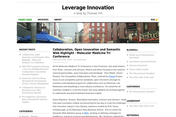 Cutline 3 Column Split theme site design template sample