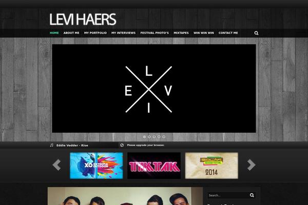 Strings theme site design template sample