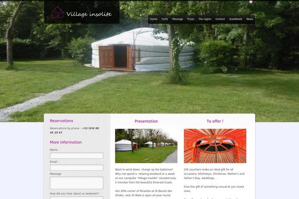The Palace theme site design template sample