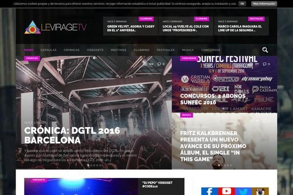 Soundwave theme site design template sample
