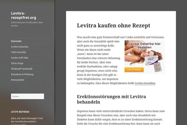 Twenty Fifteen theme site design template sample