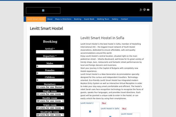 Travelify theme site design template sample
