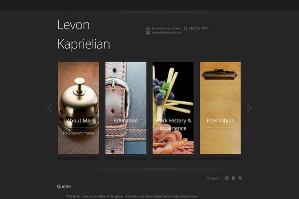 Cascade theme site design template sample