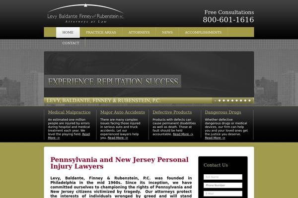 levybaldante.com site used Leveytheme