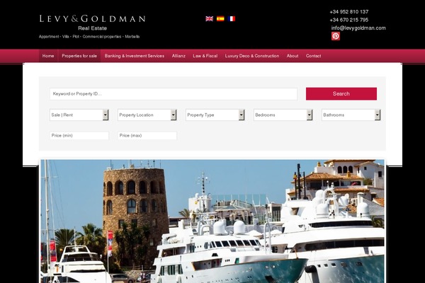 Site using Elementor plugin
