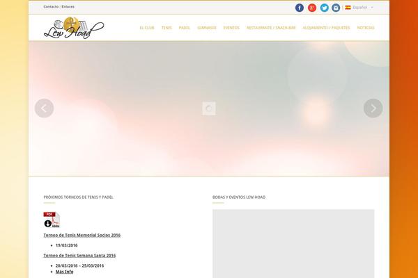 lew-hoad.com site used Fortis7
