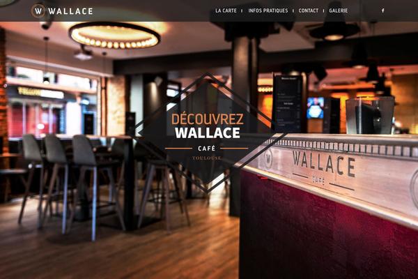 Wallace theme site design template sample