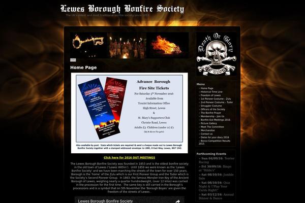 Inferno-mf theme site design template sample