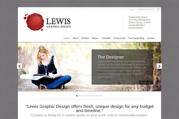 Chameleon theme site design template sample
