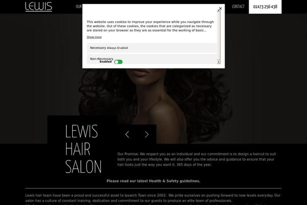 lewishair.com site used Blackair