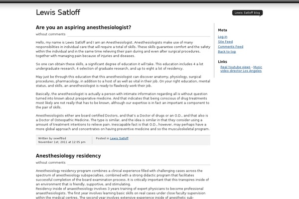 Journalist theme site design template sample