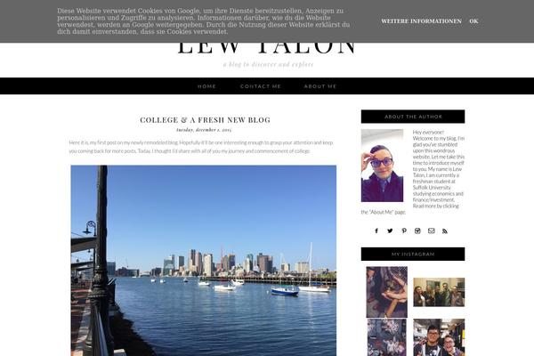 BuzzBlog theme site design template sample