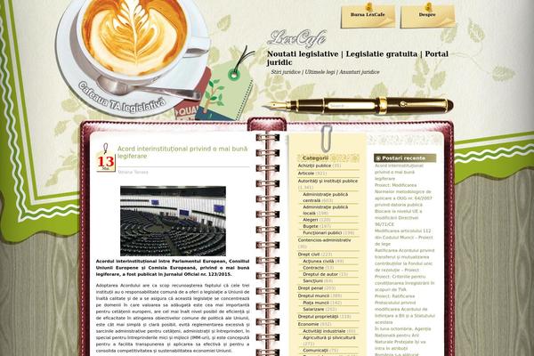 Coffee Desk theme site design template sample