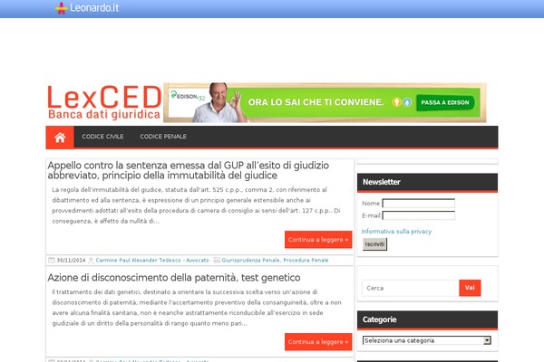 Site using ALO EasyMail Newsletter plugin