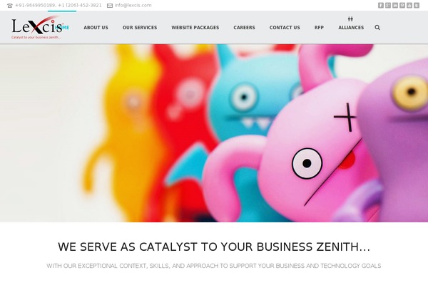 Site using Client Showcase plugin
