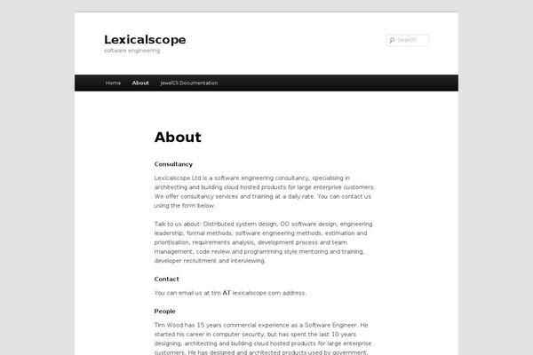 Twentyeleven-child theme site design template sample