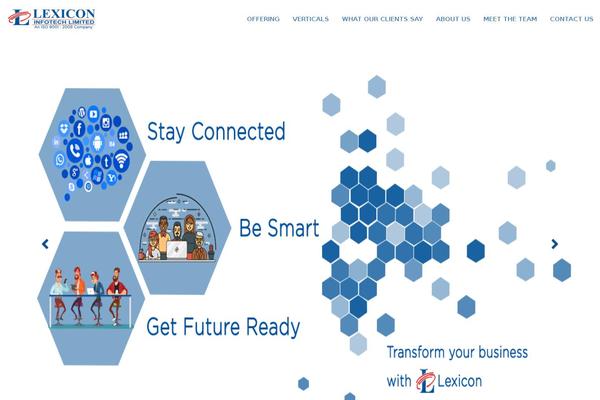 Site using Our Team Showcase plugin