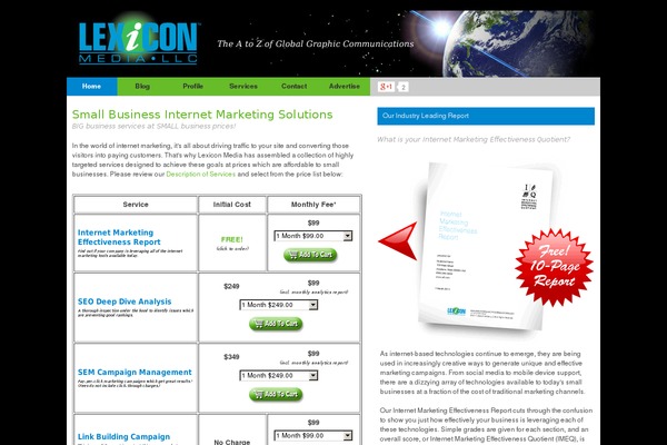 lexiconmedia.com site used Blackwhite