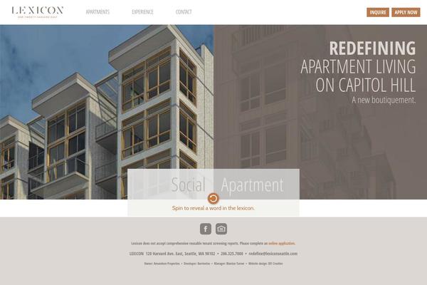Lexicon Child Theme theme site design template sample