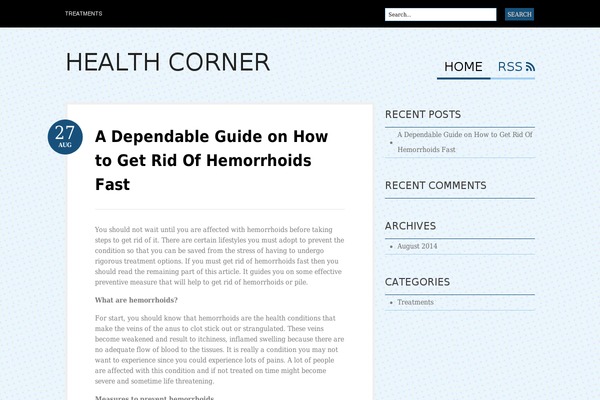 Bueno theme site design template sample