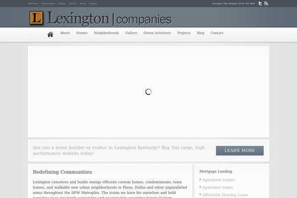 Modular theme site design template sample