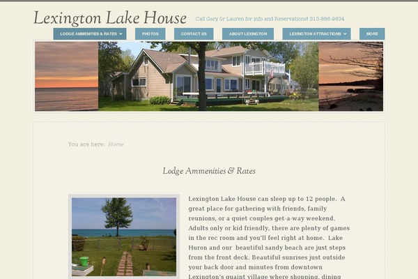 lexingtonlakehouse.com site used My Life