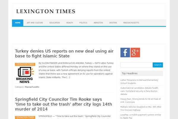 lexingtontimes.com site used Slick