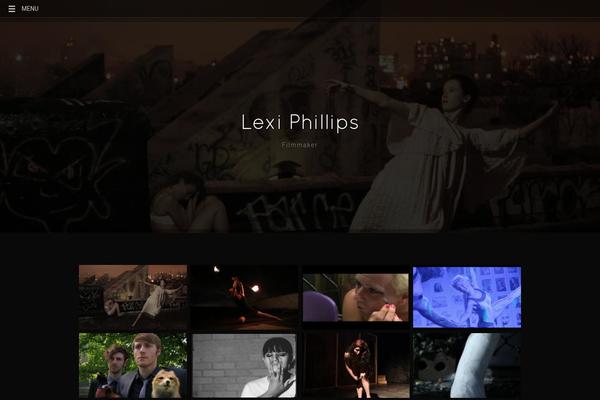 lexiphillips.com site used Writer-blog