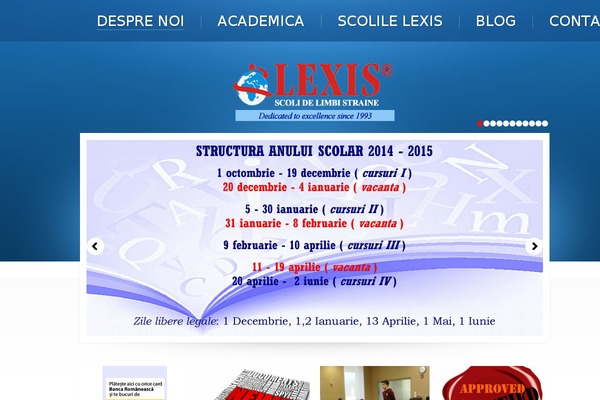 lexis.ro site used Theme1779
