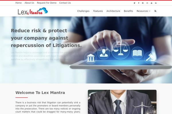Redbiz theme site design template sample