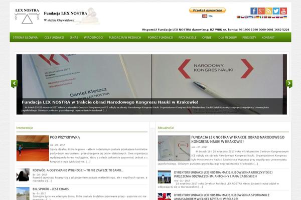 Site using Theme-core plugin