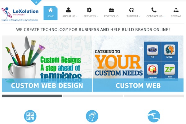 Maestro theme site design template sample