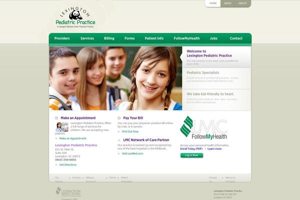 lexpediatric.com site used Physpracticetheme