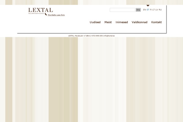 lextal.lt site used Lextal