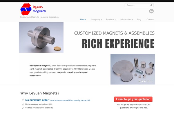 U Design Child theme site design template sample