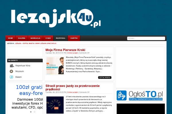Ariel theme site design template sample