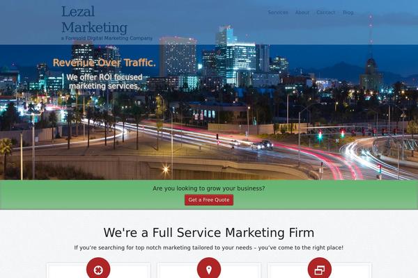 Thesis theme site design template sample