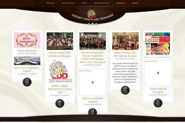 Ingrid theme site design template sample